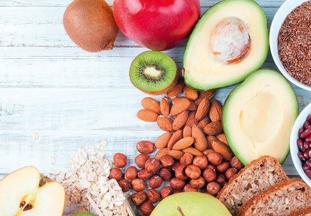 Lebensmittel, die bei der Deckung helfen