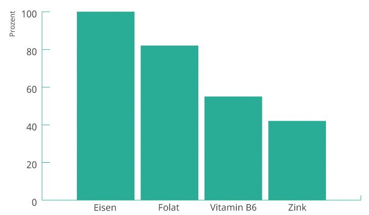 Auszug der Referenzwerte für die Nährstoffzufuhr in der Schwangerschaft