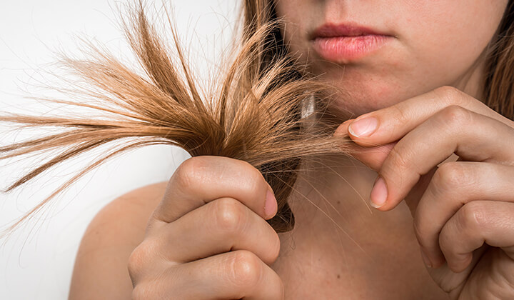 Brüchige Haare und Nägel bei Selenmangel 